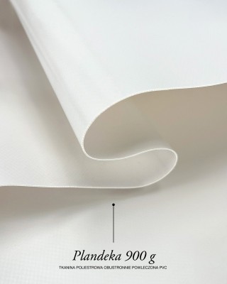 Polyester-Tarpaulin-Gewebe 900 g/m² (501) Weiß