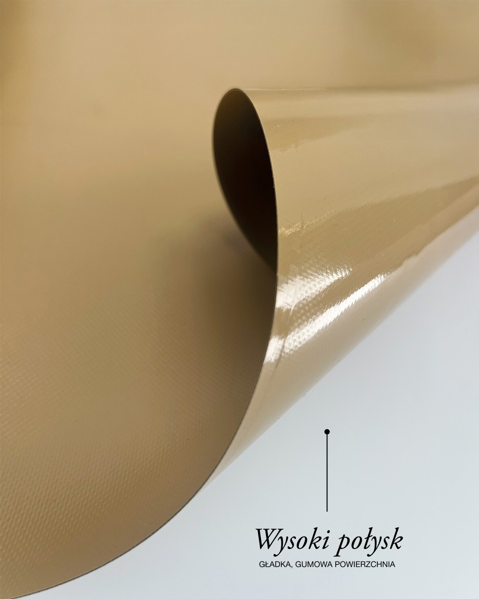 Plandeka poliestrowa Tarpaulin  700 g/m2 (885) beżowa