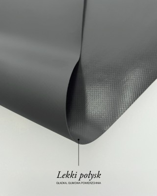 Polyester tarpaulin fabric 630 g/m² (301) dark grey