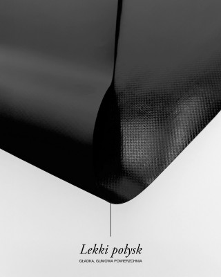 POLYESTEROVÁ TKANINA TARPAULIN ČERNÝ 150 CM 1 M