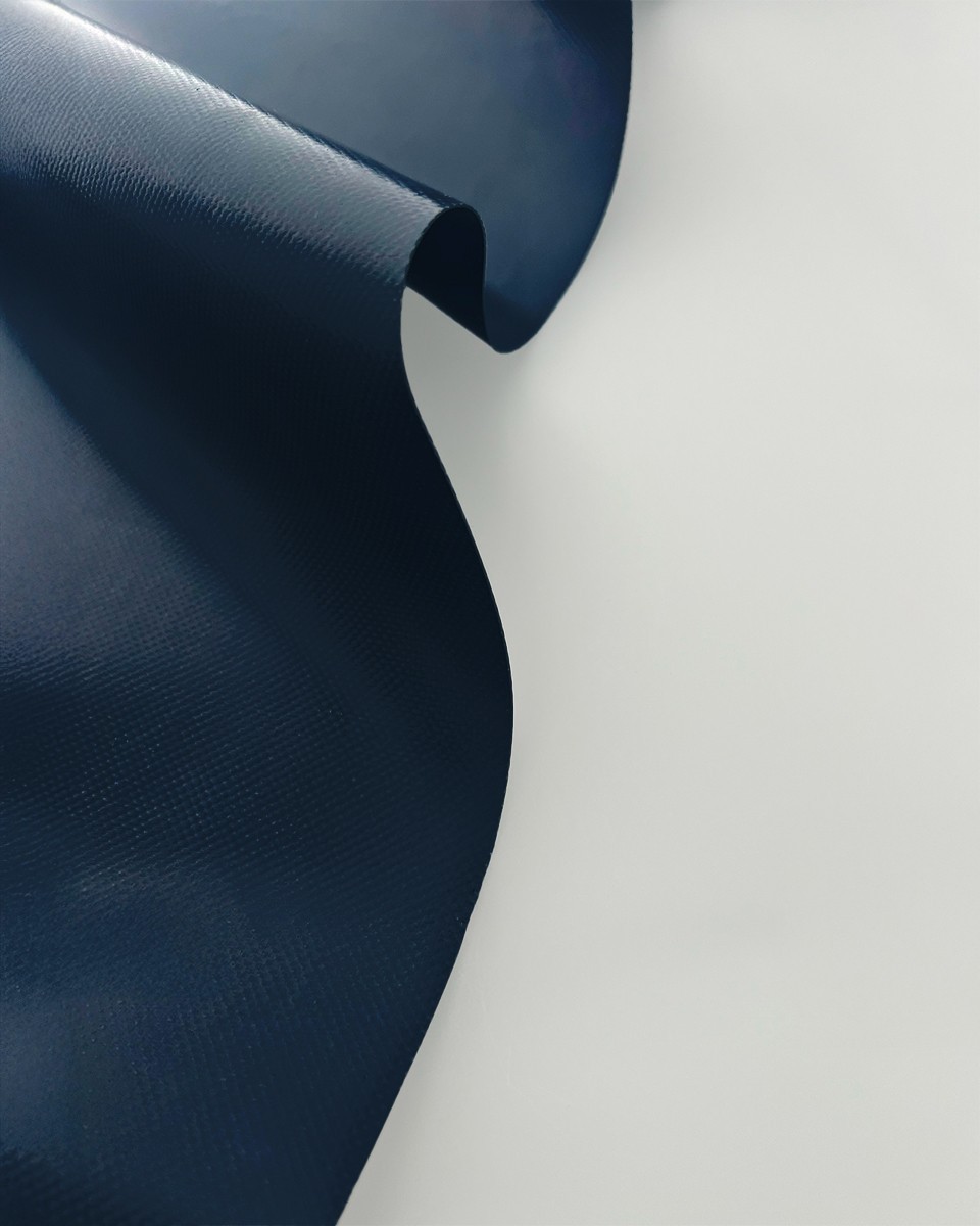 Polyester-Tarpaulin-Gewebe 630 g/m² (919) Marineblau Polyester-Tarpaulin-Gewebe 630 g/m² (919) Marineblau