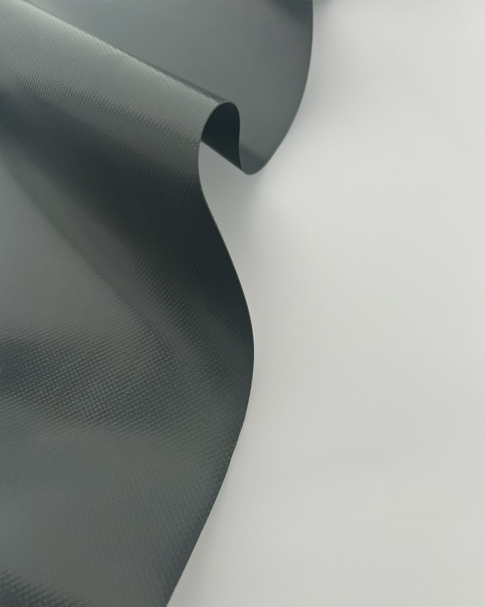 Polyester-Tarpaulin-Gewebe 680 g/m² Reach (301) Dunkelgrau