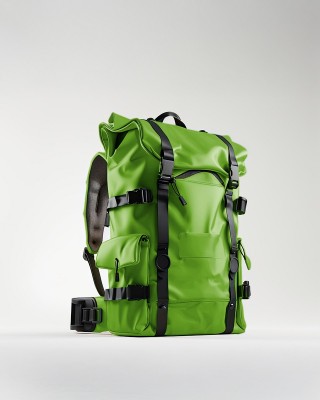 Polyester tarpaulin fabric 680 g/m² REACH (684) green