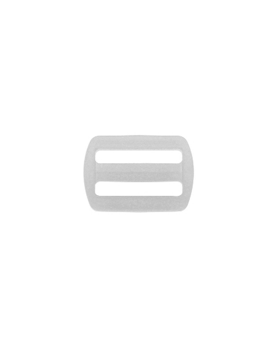 Plastic slide buckle 30/16 mm Ignacy&nbspwhite  100  pcs