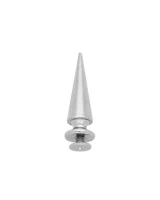 METALL  KEGELSPITZEN SCREWBACK KNÖPFE 10/29 MM  NICKEL