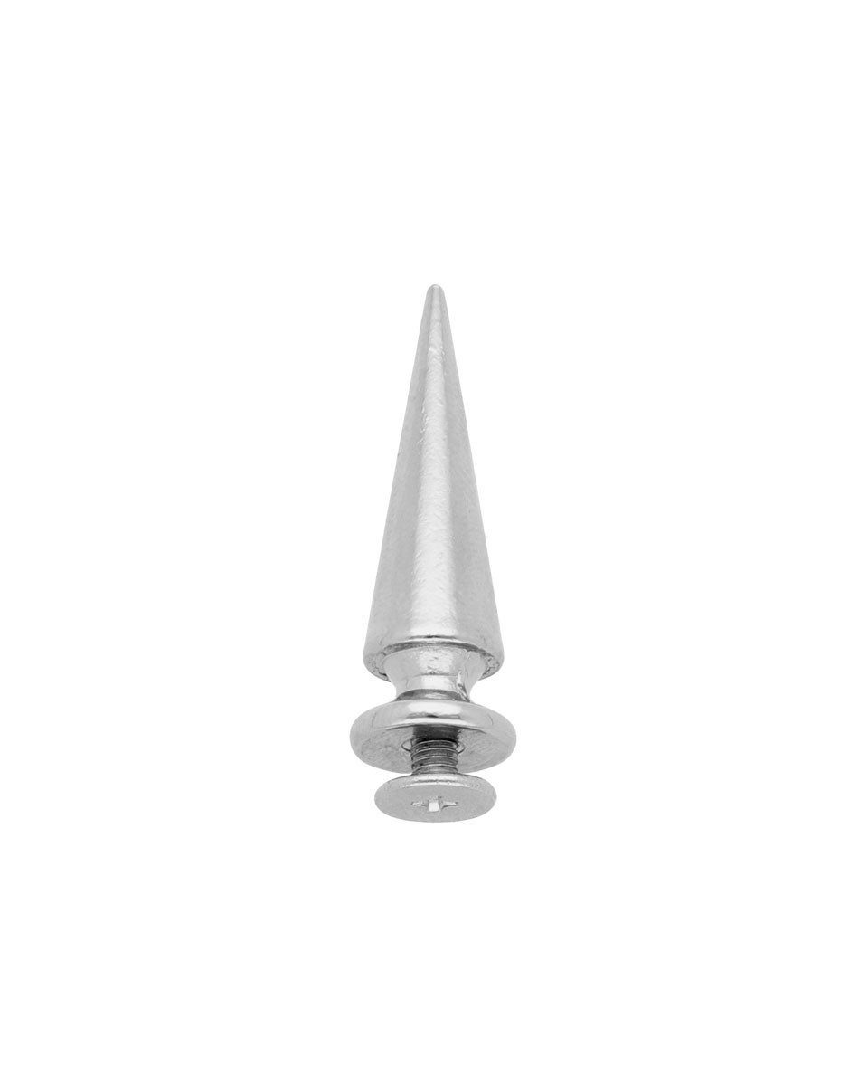 METALL  KEGELSPITZEN SCREWBACK KNÖPFE 10/29 MM  NICKEL