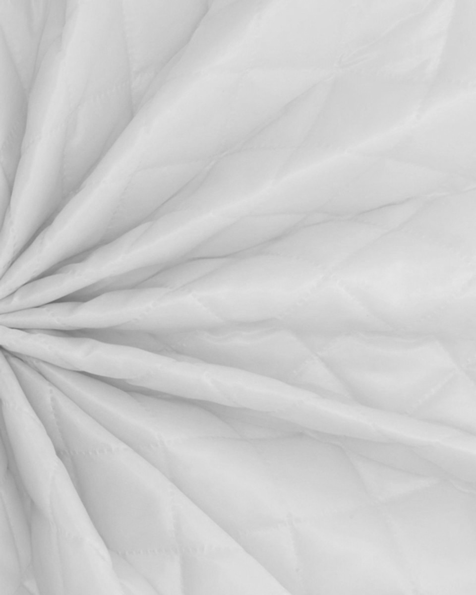 QUILTED  POLYESTER LINING   FABRIC 180T (501) WHITE 150 CM&nbsp