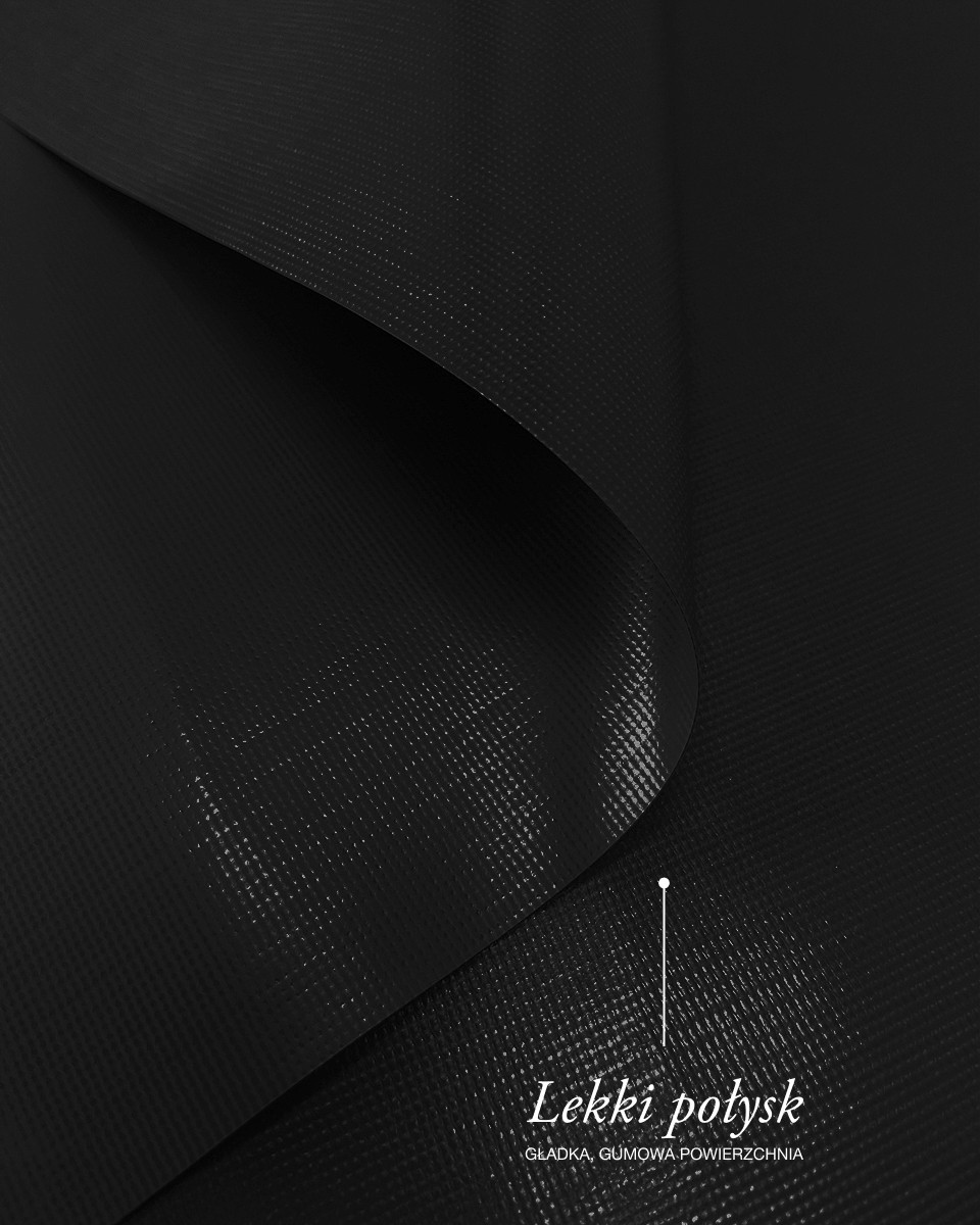 Polyester tarpaulin fabric 380 g/m² (580)  black
