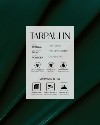 Polyester-Tarpaulin-Gewebe 380 g/m² (693) Dunkelgrün