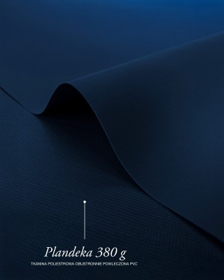Polyester tarpaulin fabric 380 g/m² (918) blue