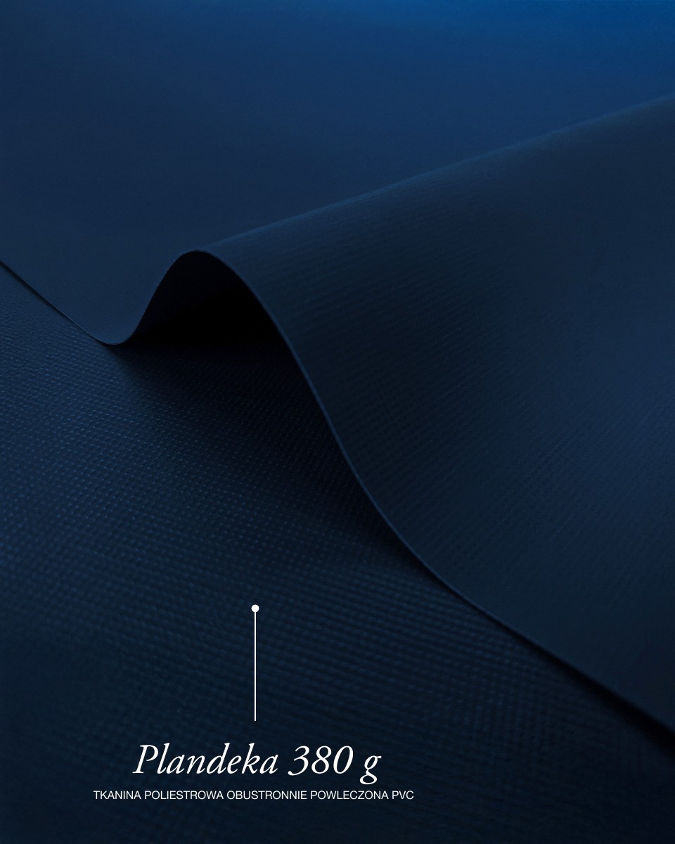 Polyester-Tarpaulin-Gewebe 380 g/m² (918)  Blau