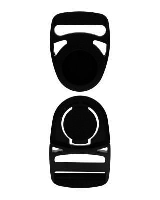 Plastic buckle 30 mm black 100  pcs