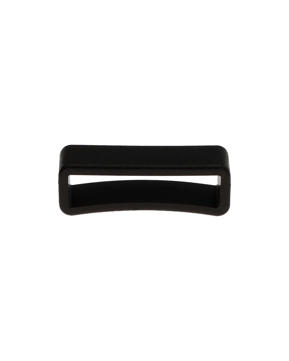 Plastic loop 20 mm  black 100 pcs