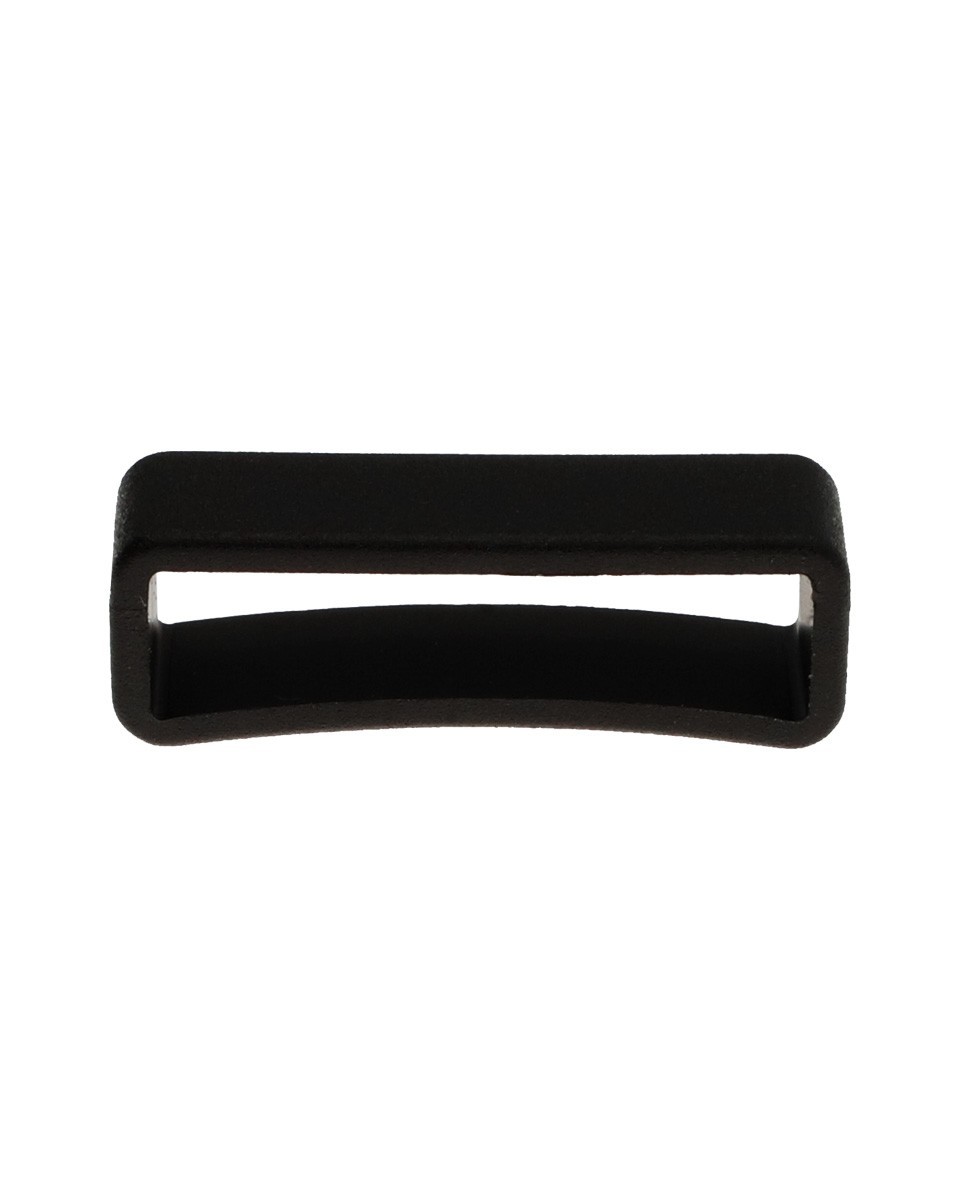 kunststoffschlaufe für band&nbsp27 mm schwarz  100 st.