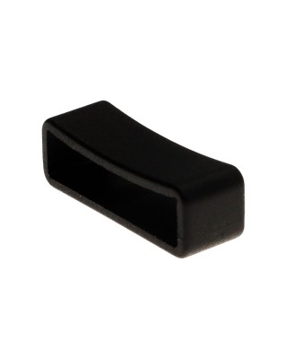 Plastic loop&nbsp27  mm black 100 pcs