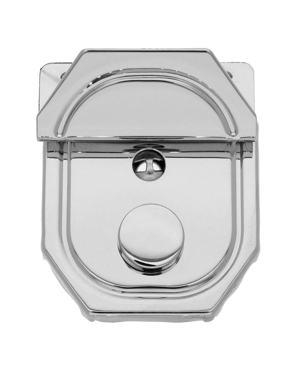 Briefcase lock   37/47 mm 016&nbspglossy nickel&nbsp12 pcs