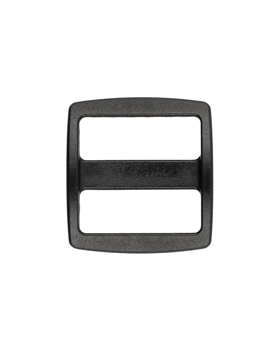 Plastic slide buckle KAM 25/24 mm reks black 100 pcs