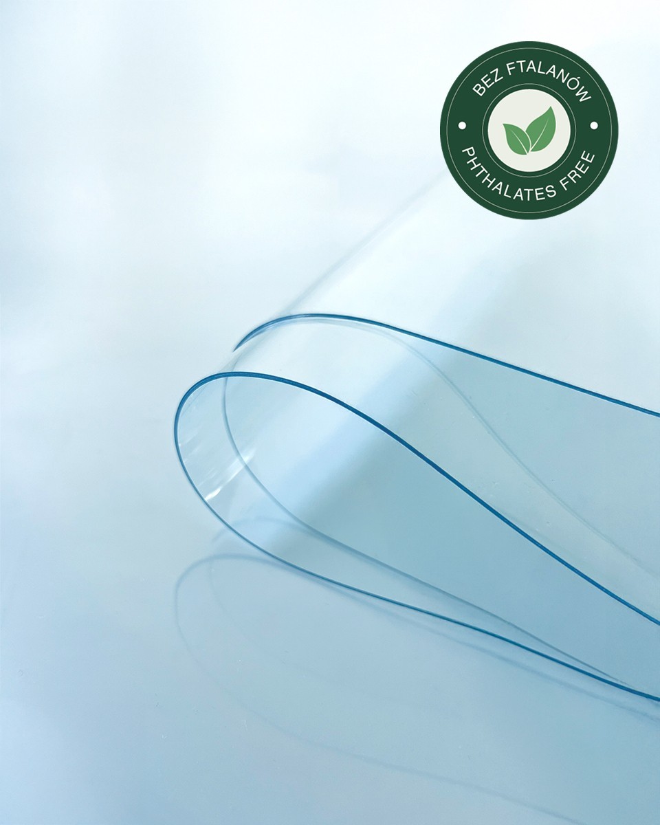 Průhledná bezftalátová PVC fólie 0,50    mm