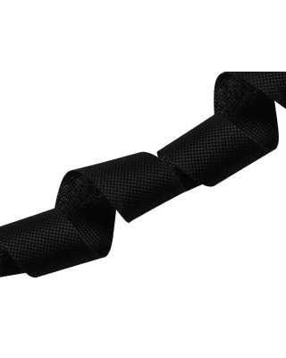 Polyester twill tape 25 mm black  (580)