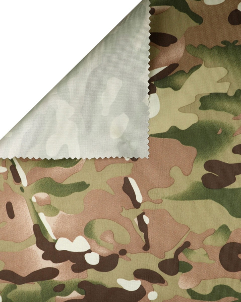 Polyesterová  tkanina oxford 210d pu voděodolná multicam 150 cm 100 m