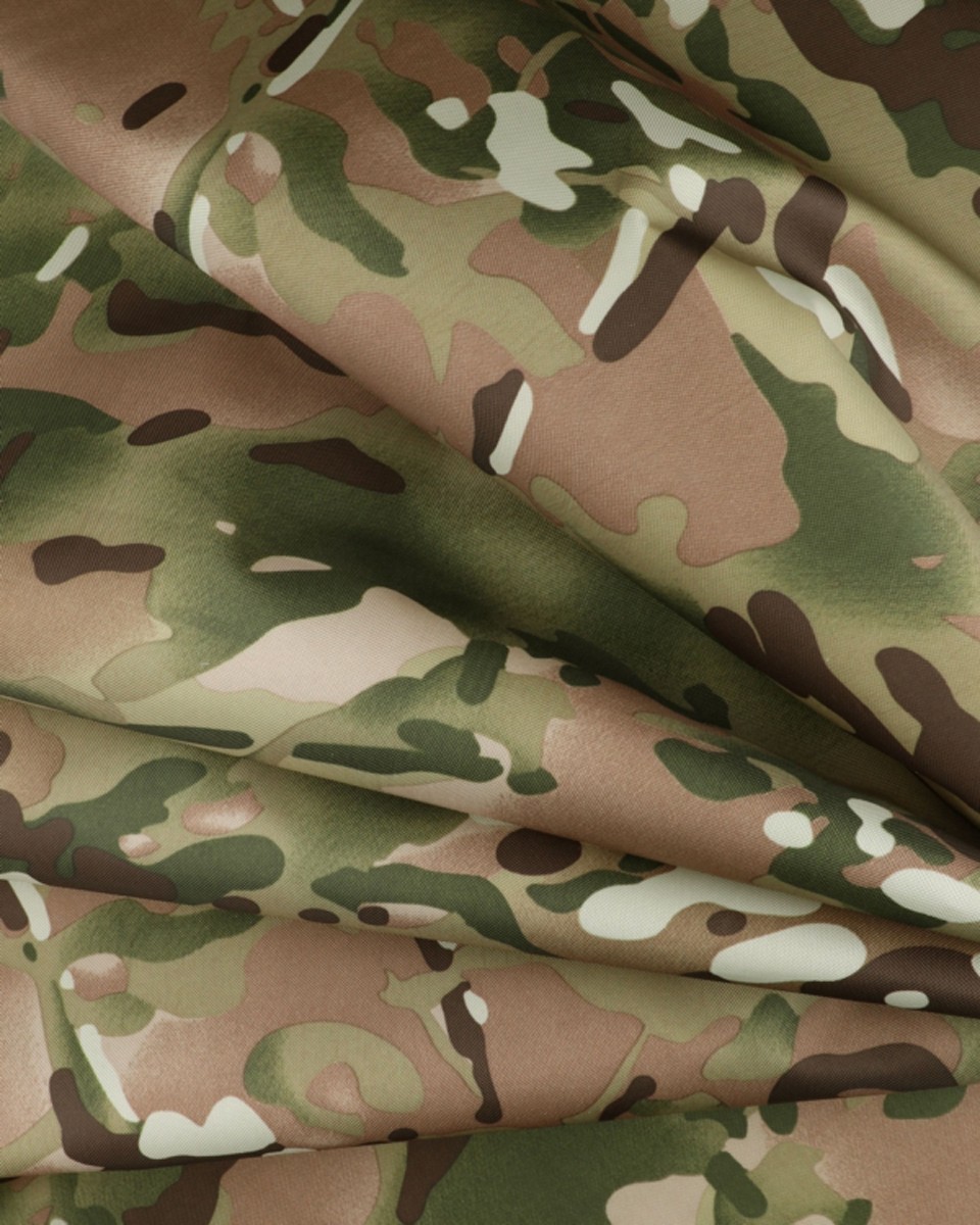 Polyester-stoff oxford 210d pu-beschichtet  wasserdicht multicam 150 cm 100 lm