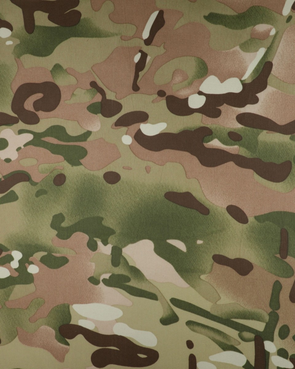Polyester-stoff oxford 210d pu-beschichtet  wasserdicht multicam 150 cm 100 lm