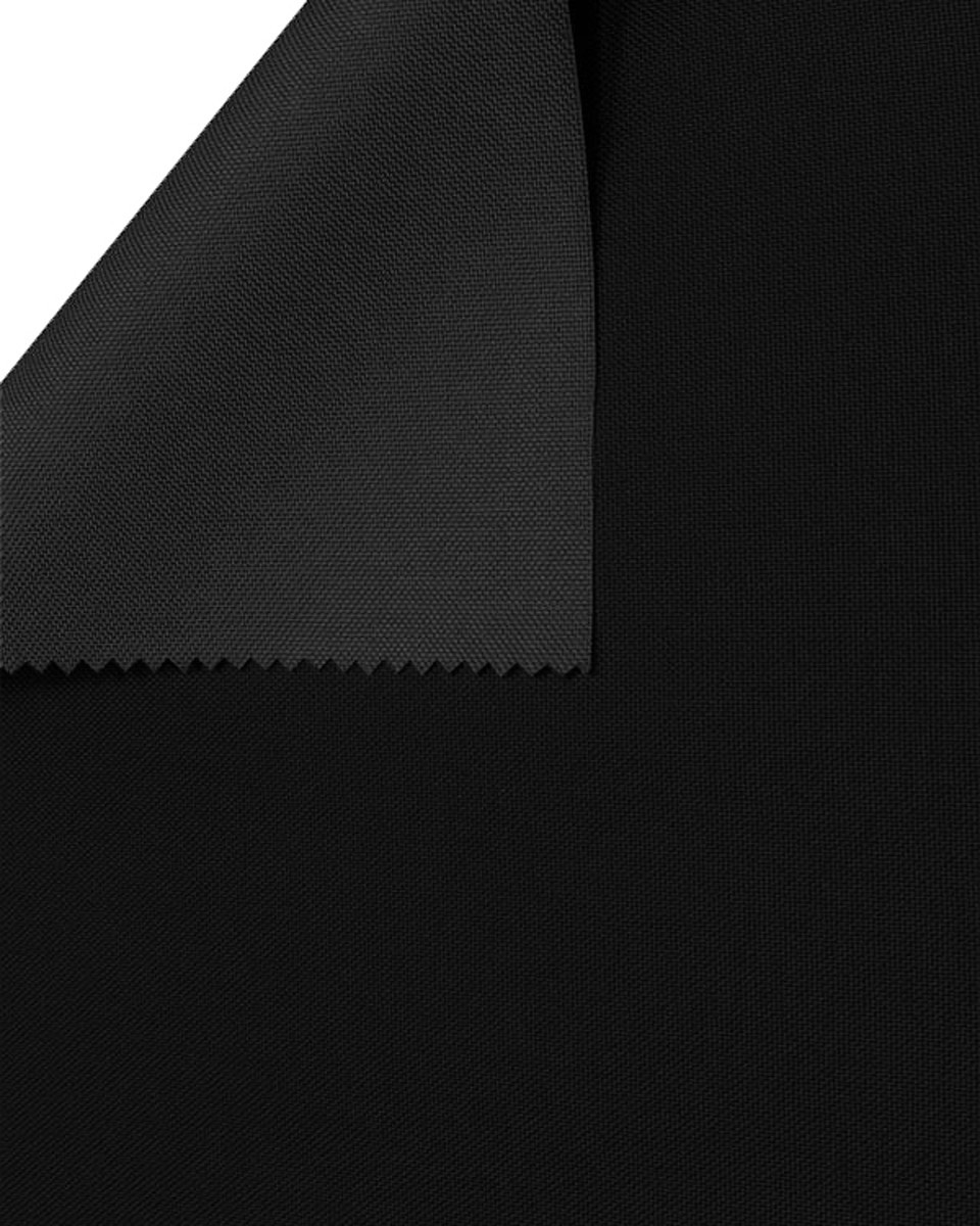 Polyester-stoff  Oxford 300d pu-beschichtet (580)  schwarz 160 cm 50 lm
