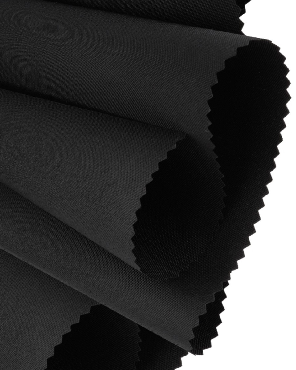 Polyester-stoff  Oxford 300d pu-beschichtet (580)  schwarz 160 cm 50 lm