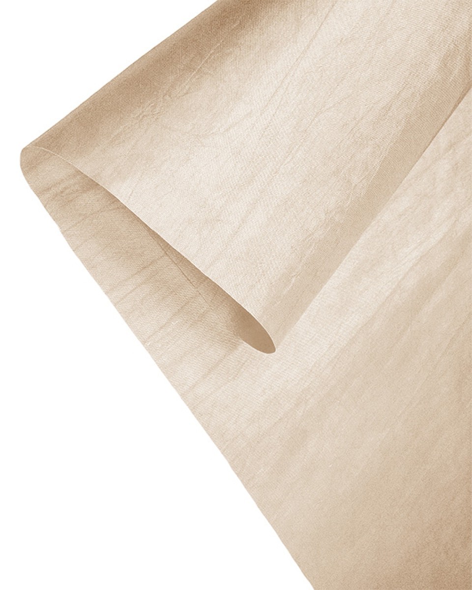 POLYESTER FABRIC  420D   STONE WASH PU   COVERED LIGHT BEIGE 150 CM