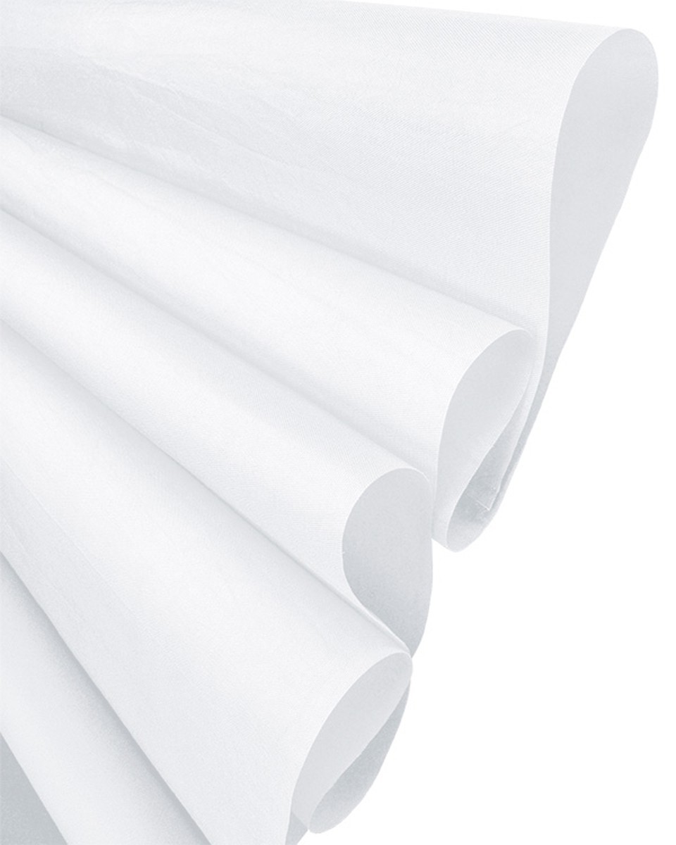 POLYESTEROVÁ TKANINA 420D POTAŽENÁ PU BÍLÁ 150  CM