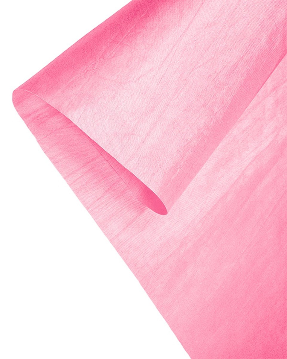 POLYESTER FABRIC 420D STONE WASH  PU COVERED  PINK   150 CM