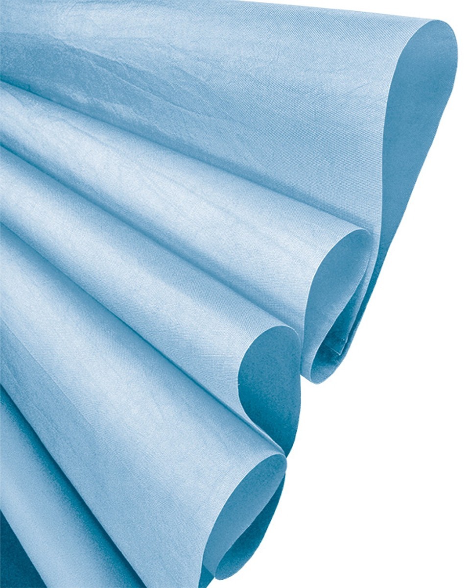 POLYESTER FABRIC 420D STONE WASH PU  COVERED  BLUE  150 CM