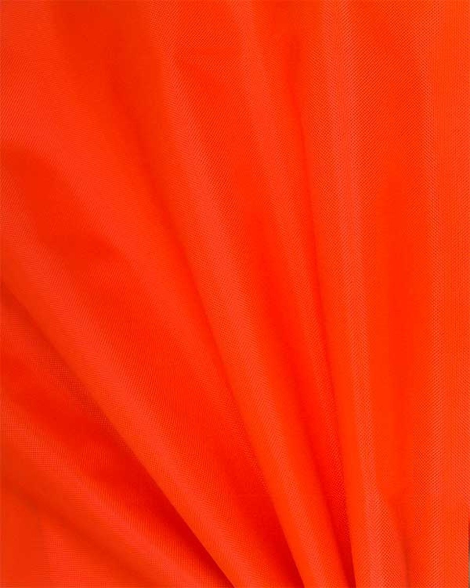 POLYESTER-STOFF 420D PU-BESCHICHTET ORANGE NEON 1002 150 CM 100 LM