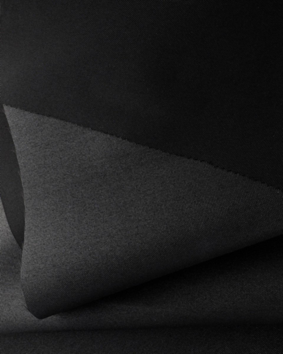 Polyester-stoff 900d pu*2 beschichtet schwarz 160 cm