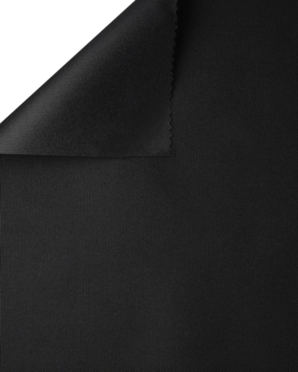Polyester-stoff 900d pu*3 beschichtet schwarz 160 cm