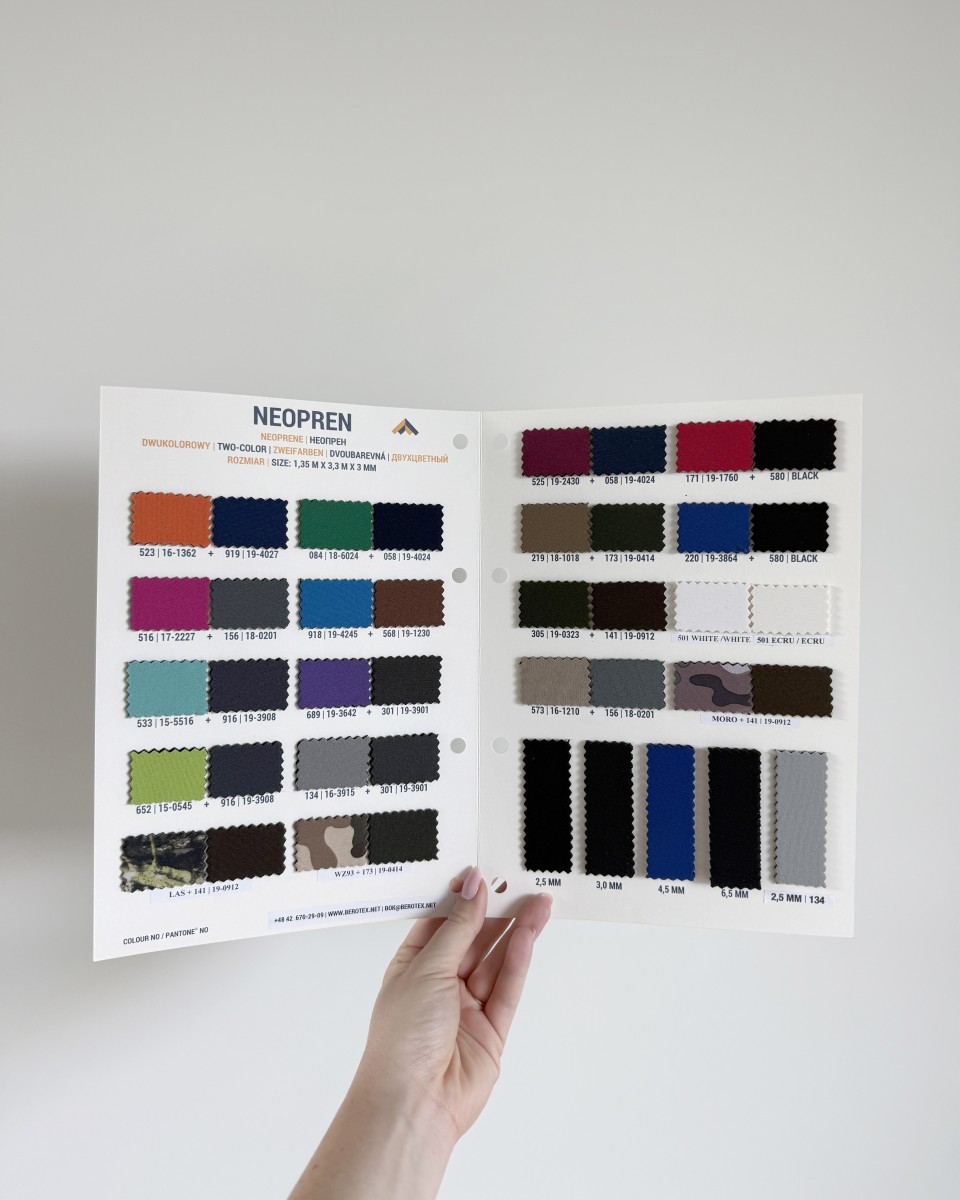 Neoprene Foam Fabric Swatch