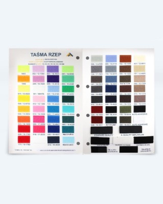 Klettband-Farbkatalog
