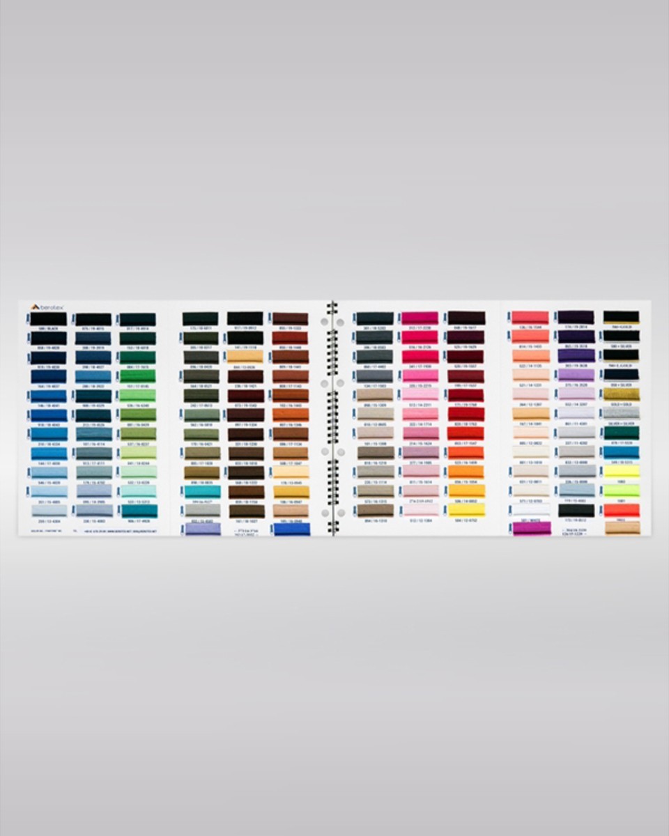 Zipper tape colour catalogue