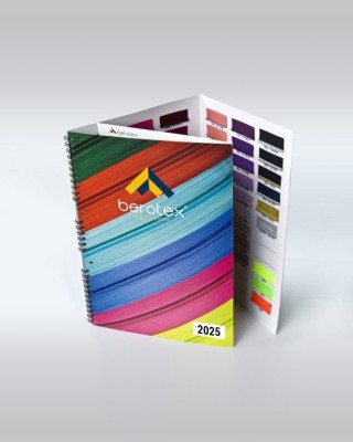 Reißverschlußband-Farbkatalog