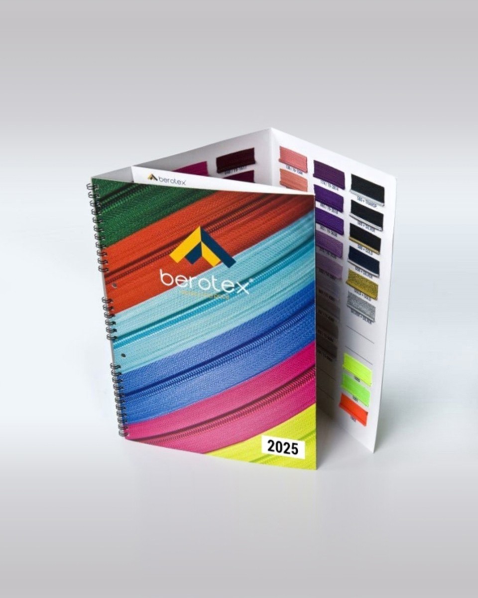Zipper tape colour catalogue