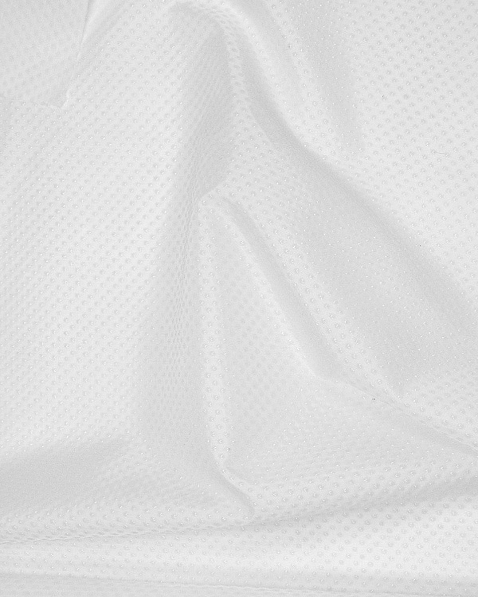 ANTI-SLIP POLYESTER FABRIC 420D PU COVERED WHITE501 145 CM 200 MB