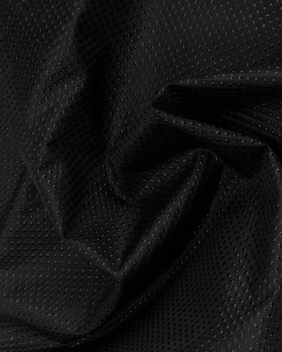 ANTI-SLIP POLYESTER FABRIC 420D PU COVERED REACH BLACK 580150 CM 100 MB