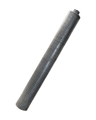 POLYPROPYLEN-STOFF 110 G/M2 WEISS-SCHWARZ  140 CM 100   LM