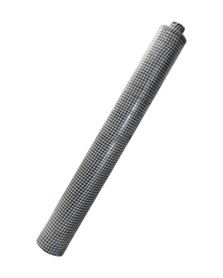 Tkanina polipropylenowa powlekana 110 g/m2 biało-czarna