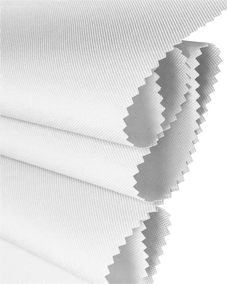 Polyester fabric Oxford 600d pu*2 waterproof (501) white 160 cm