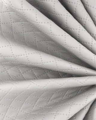 IMITATION QUILTED LEATHER STARS&nbspLIGHT GREY&nbsp140 CM 1 MB