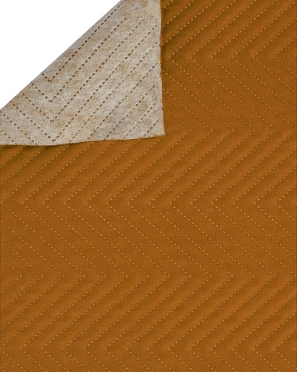 Quilted polyester fabric Oxford 600d pu*2 waterproof honeycomb (508) ginger-red 160 cm