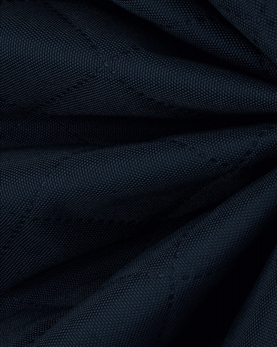 POLYESTER-STEPPSTOFF 600D PU-BESCHICHTET KARO MARINEBLAU 160 CM