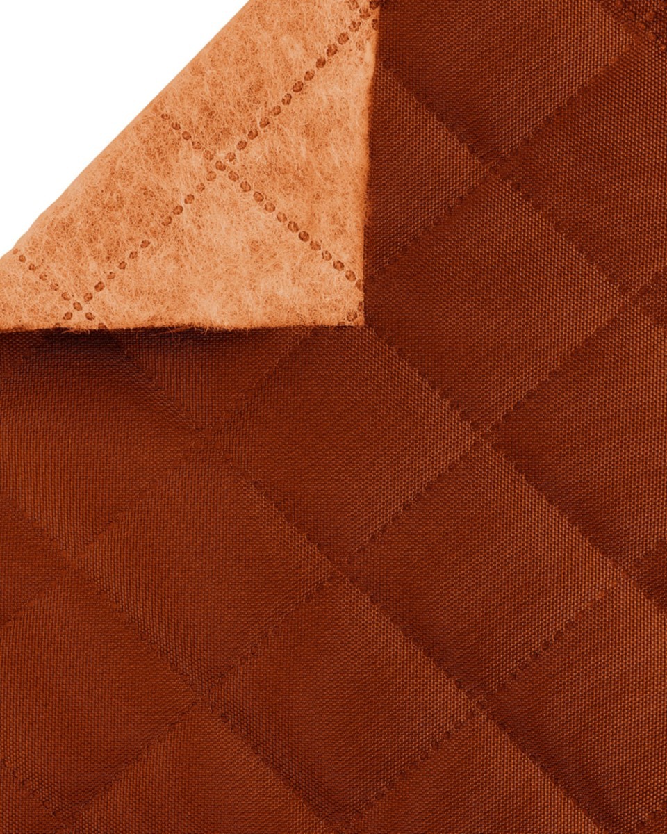 POLYESTER-STEPPSTOFF 600D PU-BESCHICHTET KAROROT 160 CM