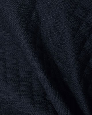 Quilted polyester fabric Oxford 600d pu*2 waterproof karo (117) navy blue 160 cm